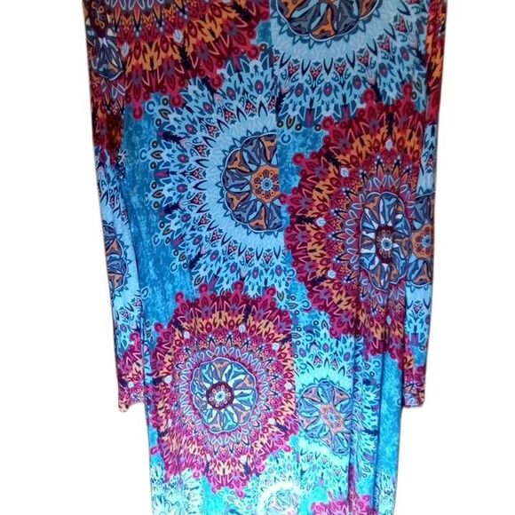 HiMONE Women's Wild Tyedye Inspired Shirt dress XXL - Picture 6 of 10